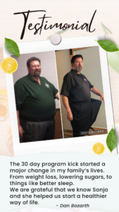 Dan after 2 years with doing the program and living a healthier lifestyle